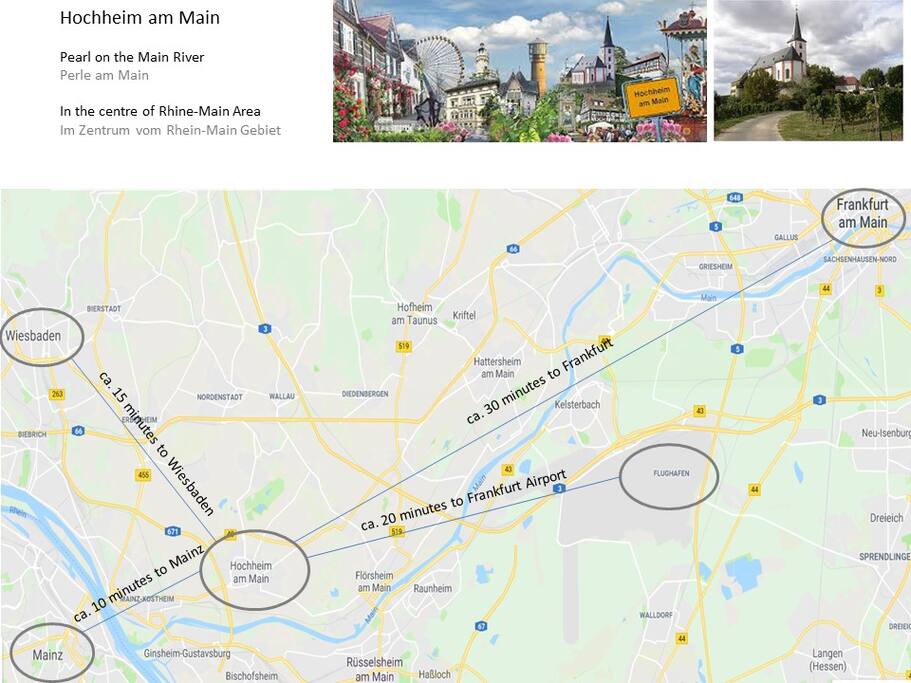 Hochheim am Main map