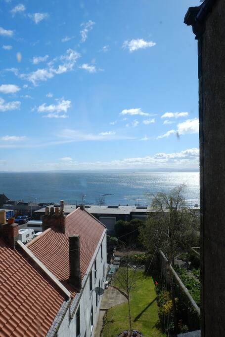 View from bedroom window.