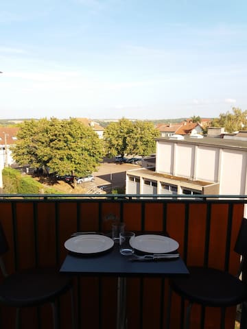 Chaumont, appartement avec vue sur la campagne.