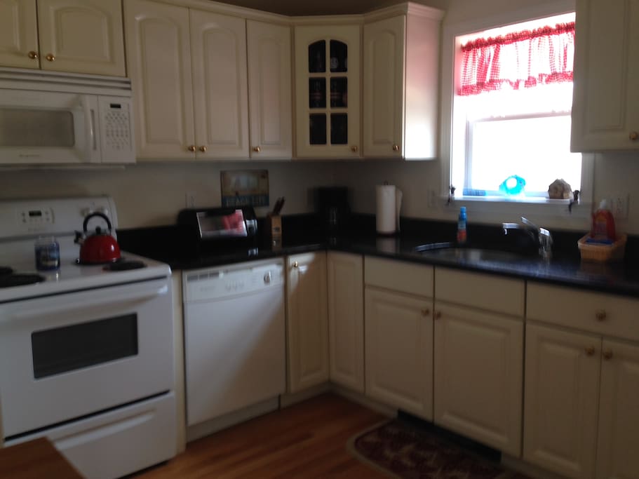 Kitchen, featuring dishwasher, microwave, Keurig