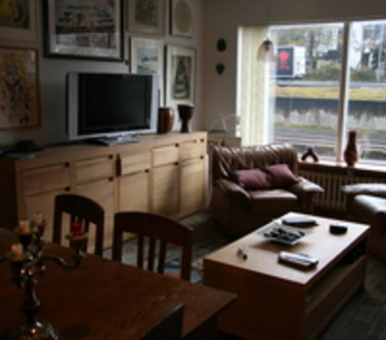 Dining and living room