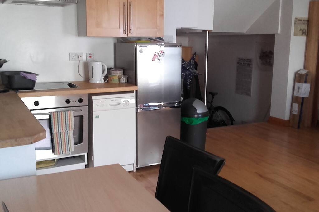 living room-kitchen