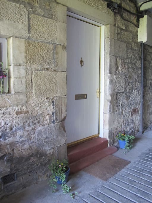 Doorway in summer