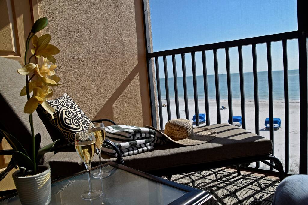 Beautiful Beachfront views from your Balcony