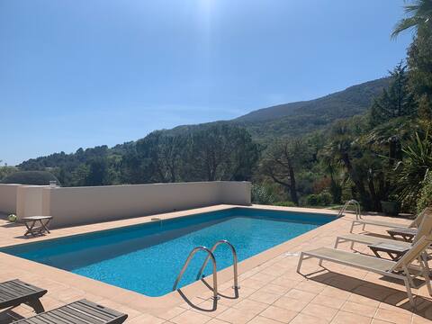 South of France Villa Pool, Sea & Mountain Views