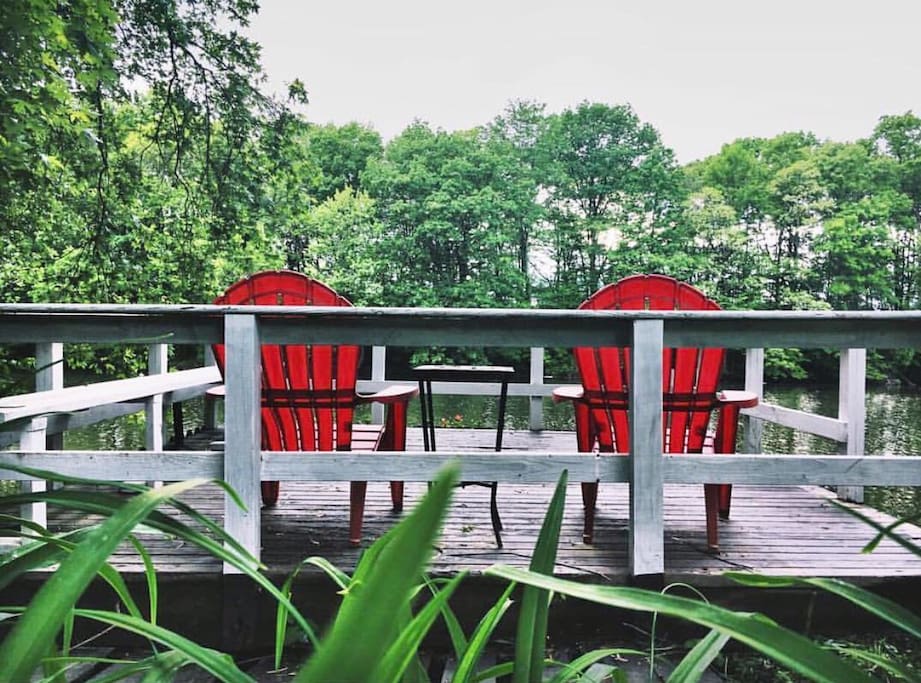 lower deck on the water