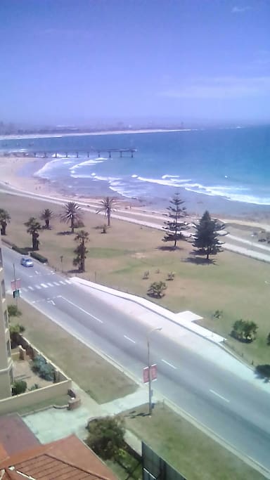 another angle of sea view from flat