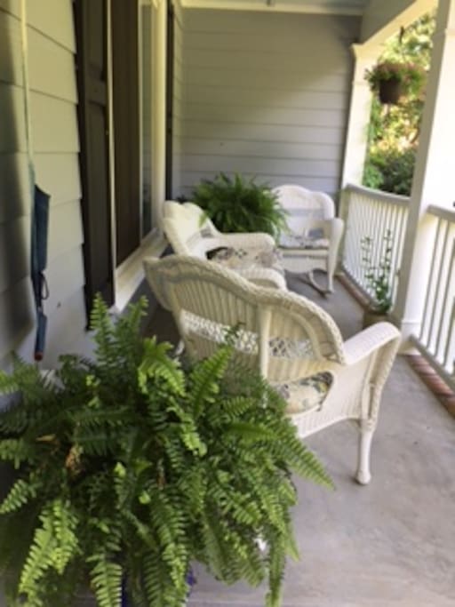 Unwind on the front porch