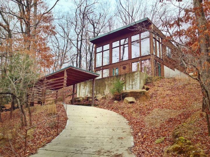 Modern White Oak Cabin