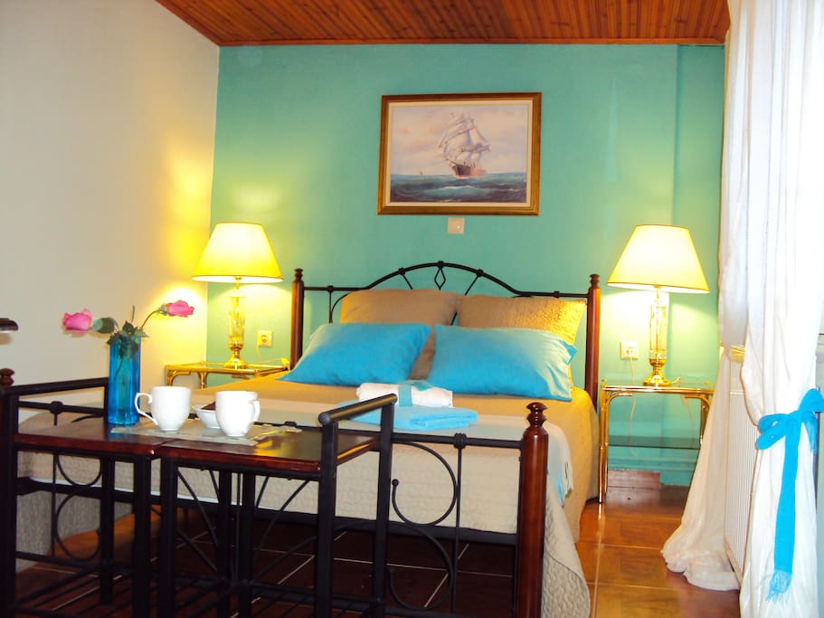 Room No1. Overlooking the Aegean Sea.