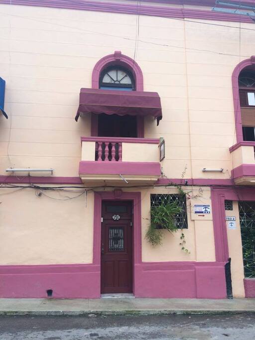 front of the house