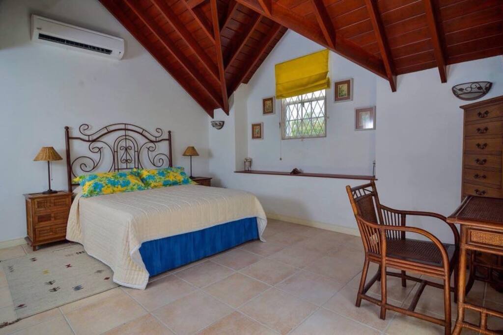 Bedroom 1 with a queen size bed.
