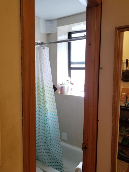 Shower and bathtub
