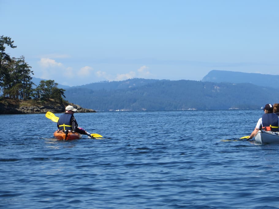 Kayaking from Otter Bay Marina