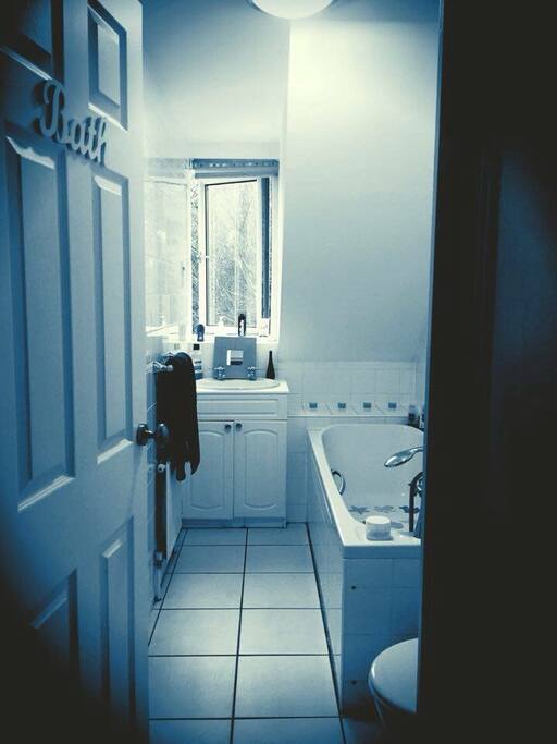 Private bathroom on top floor