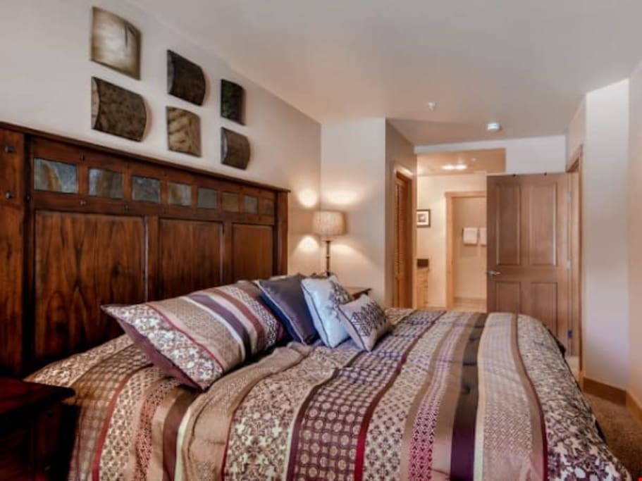 Get a good night sleep in one of the spacious bedrooms.
