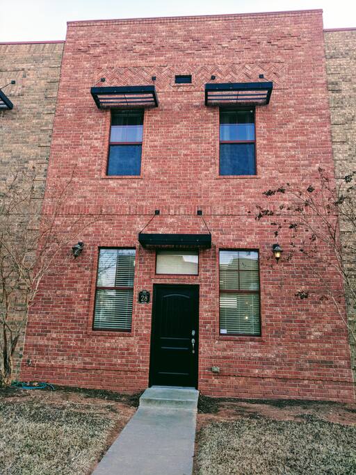 Red brick - just what you'd expect in Oklahoma!