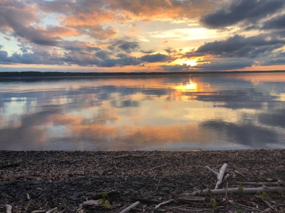 The famous Cayuga Lake sunset!
