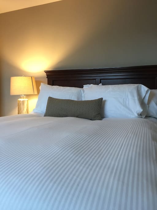 Pillow top queen sized bed