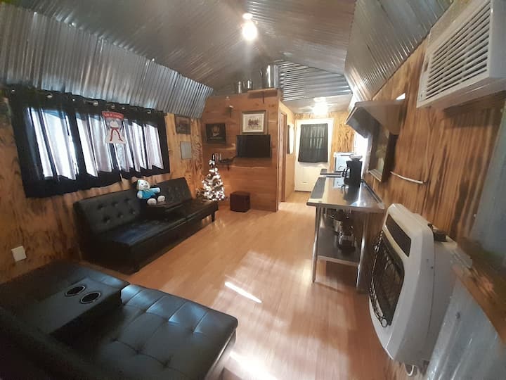 Stumble Inn on US129 the dragon 2 hammocks firepit Tiny houses for