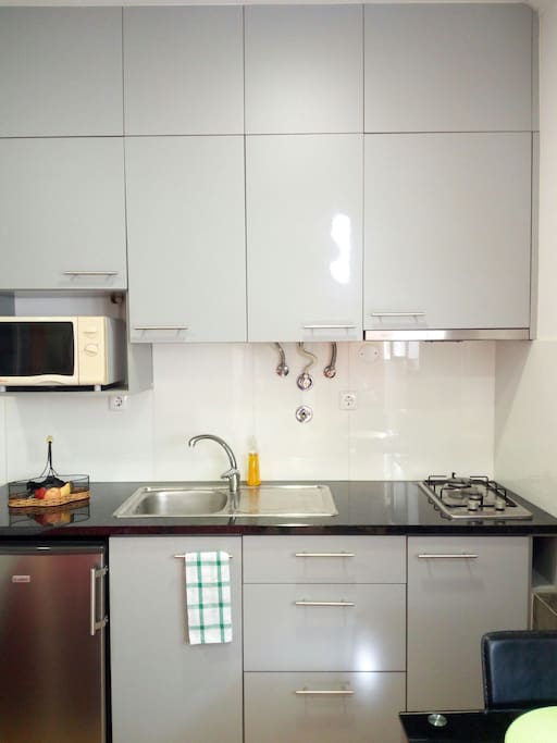 Cozinha equipada com tudo o que necessita durante as férias