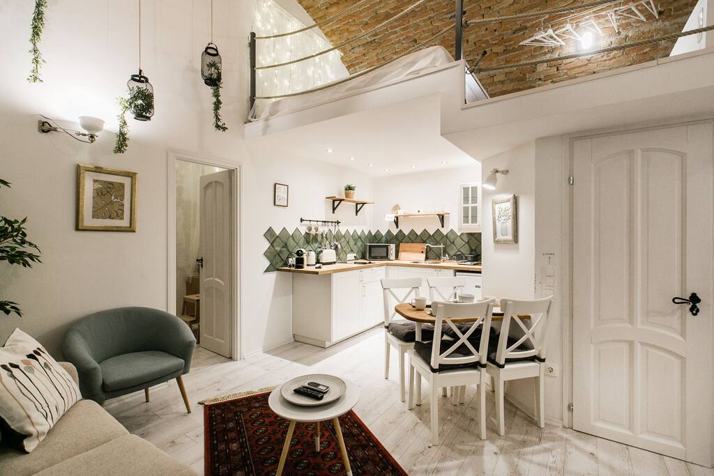 Kitchen and dining area