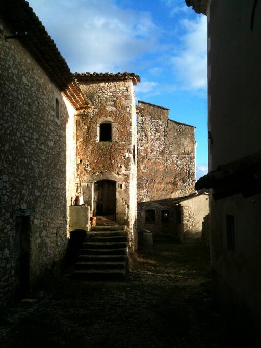 The inner courtyard