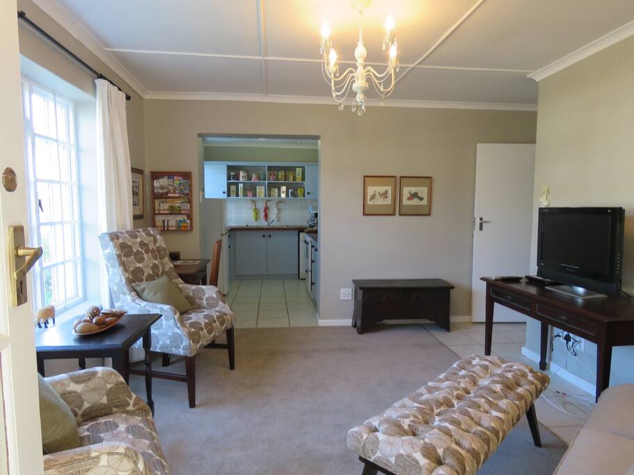 Lounge into kitchen