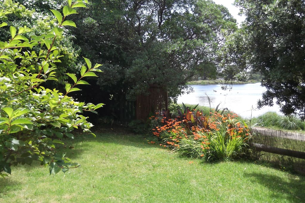 Back garden, by the water