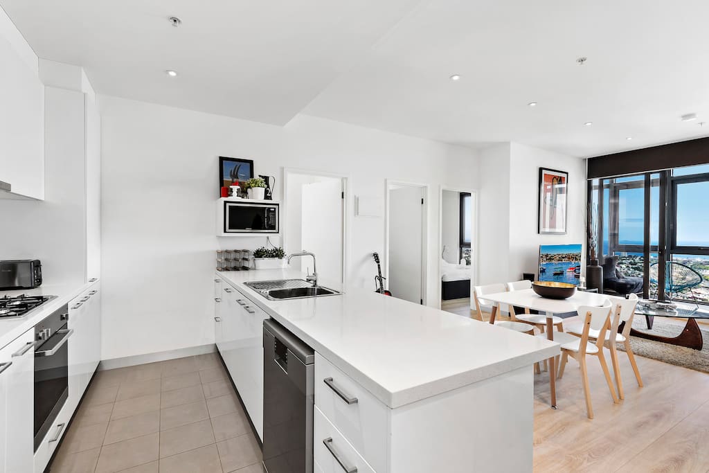 Nice big open plan kitchen and living space