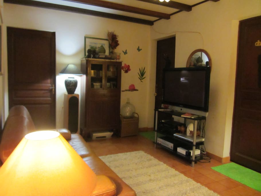 Petit salon desservant les chambres à l'étage