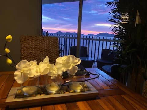 Depto con playa y vista panorámica