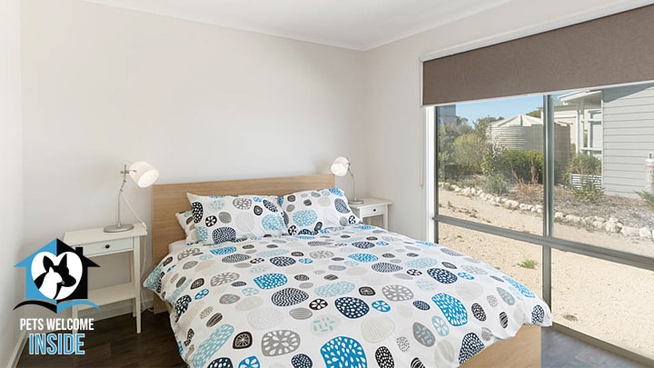 The bed will be freshly made for guest arrival with sheets, pillowcases, and quilt covers