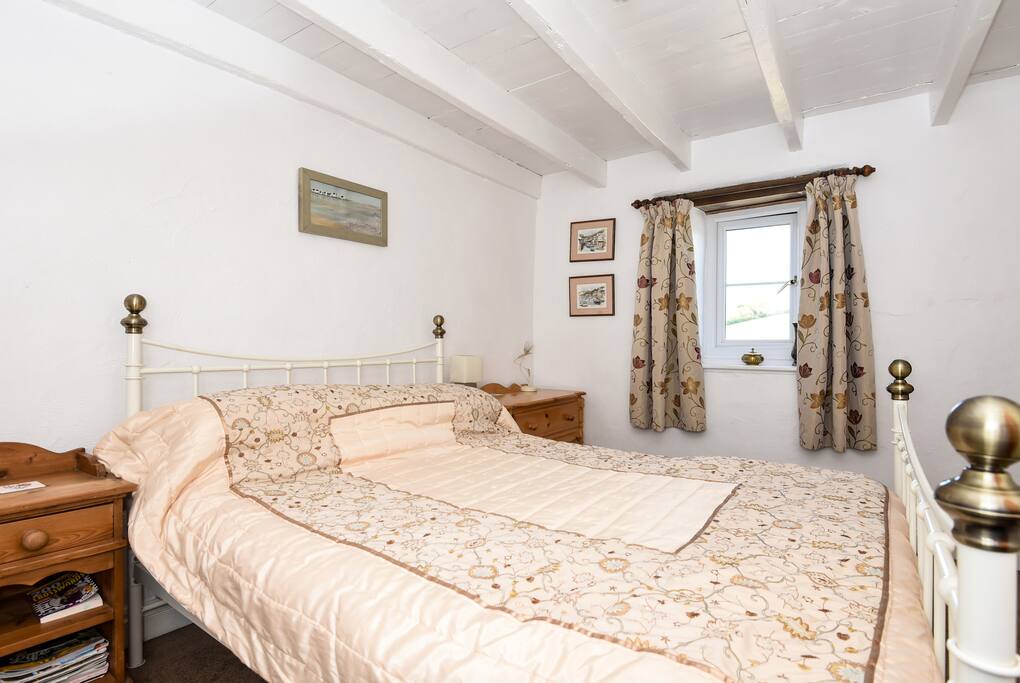 Bedroom is comfortable and sleeps 2