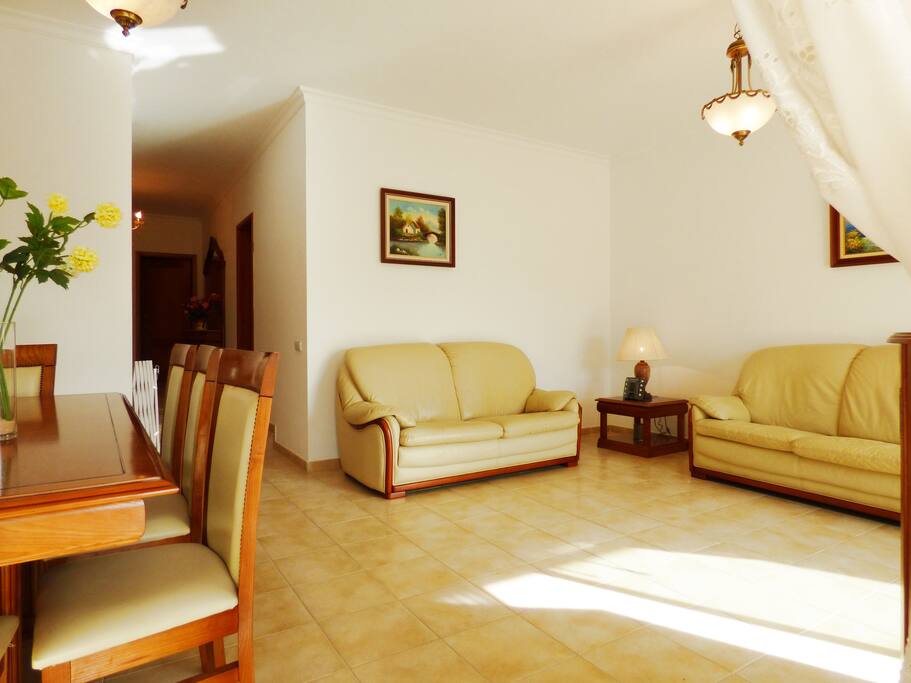 Sunny calming living area