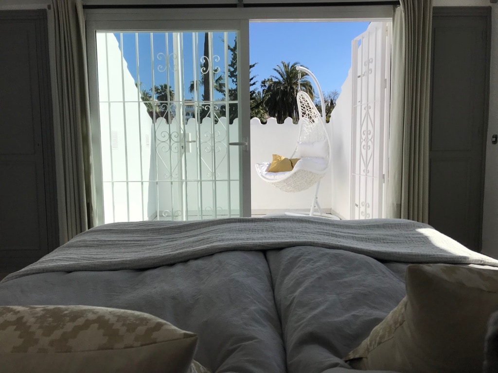 Spálňa na poschodí s terasou