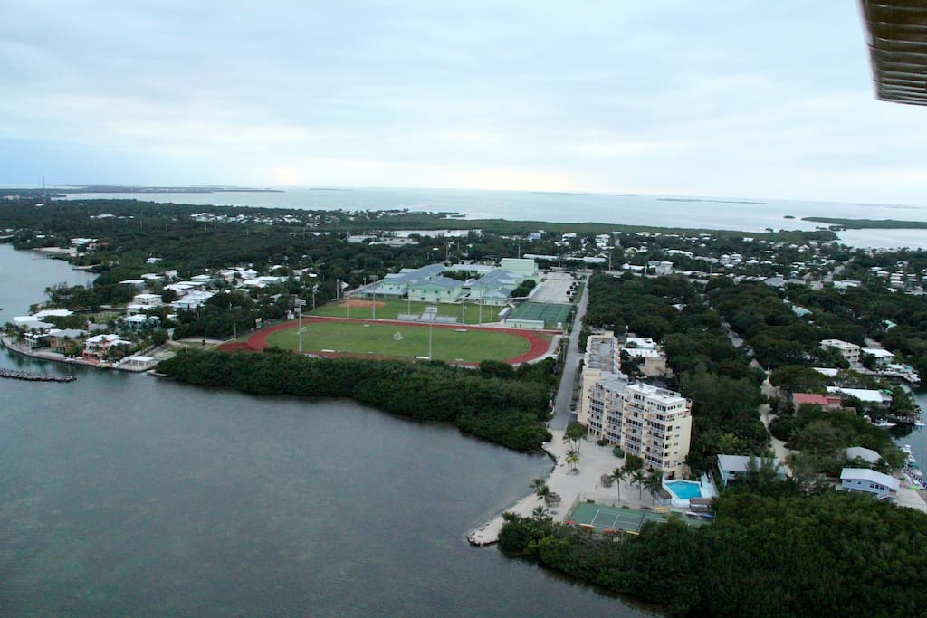 Sea Gulls Condominium from the air