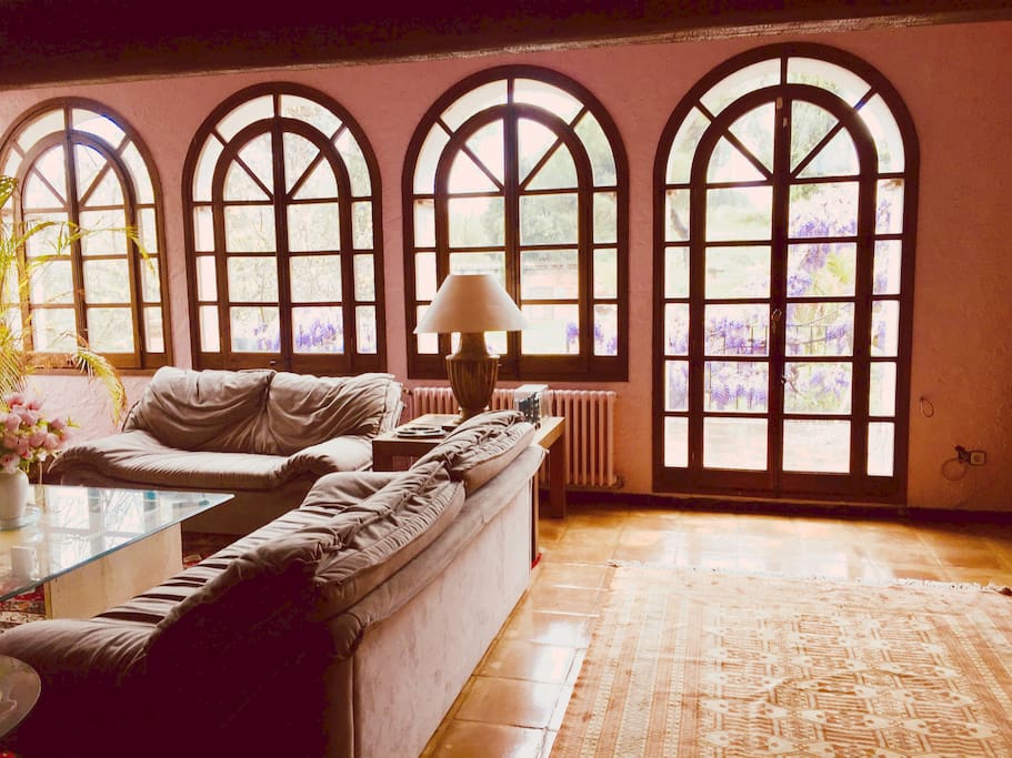 Salón invitados con terraza