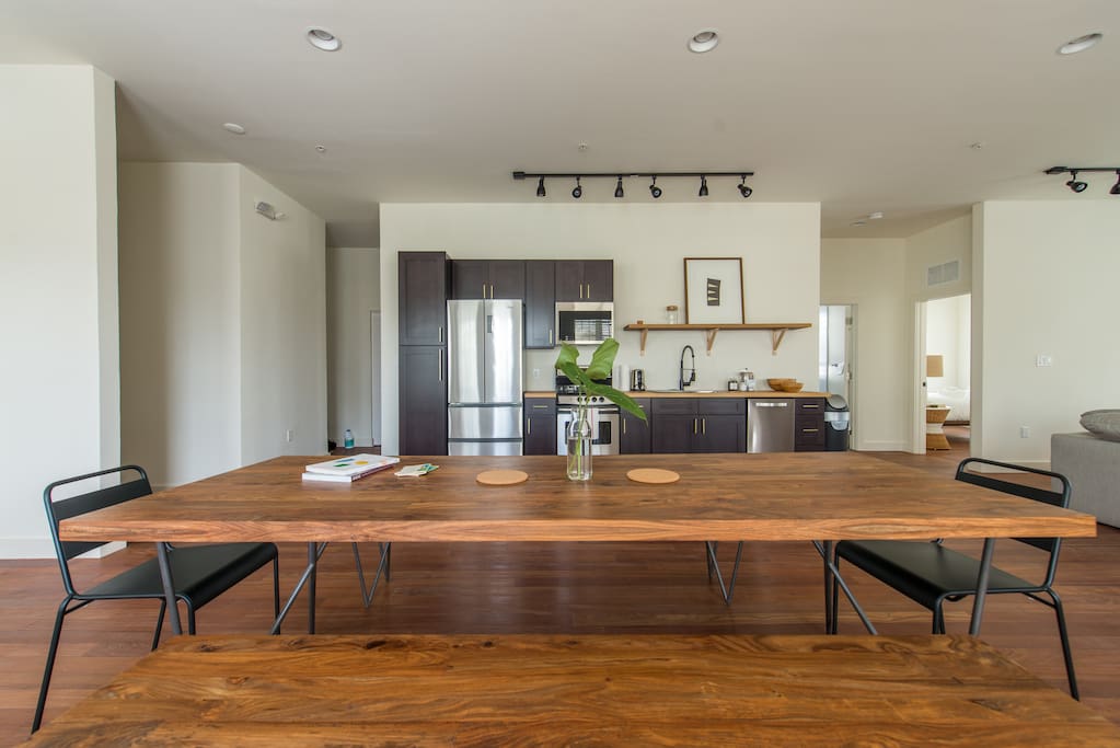 Large Dining Table to feed the whole gang.