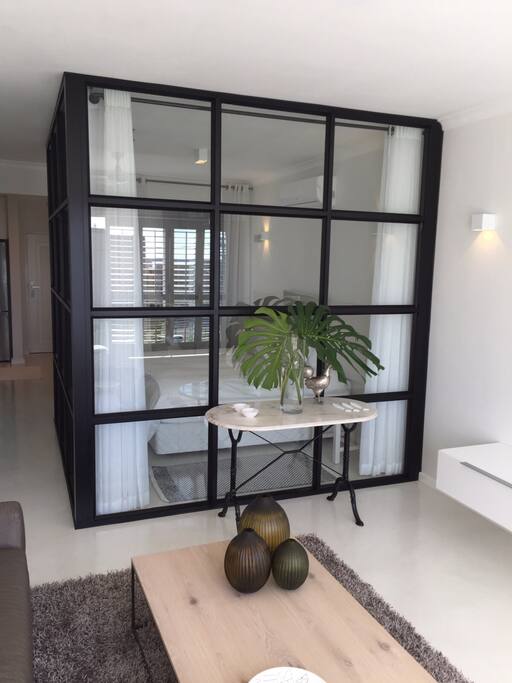 Lounge with TV.