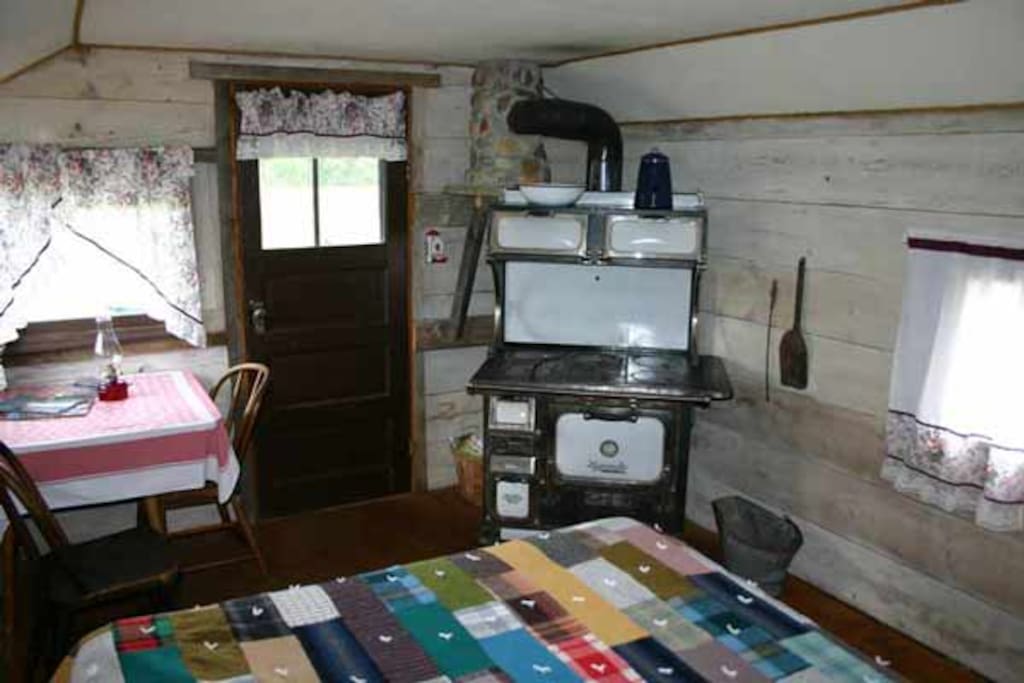 Inside Little Mosier Cabin