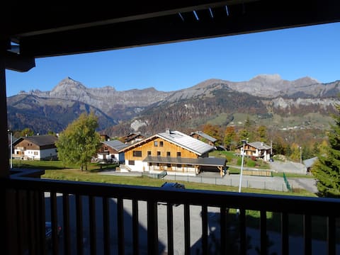 Popular Airbnb listing: Mountain view apartment 100 m from the village and the slopes in Crest Voland