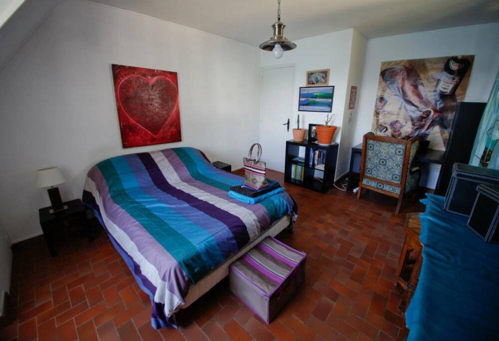 Chambre double privée.
