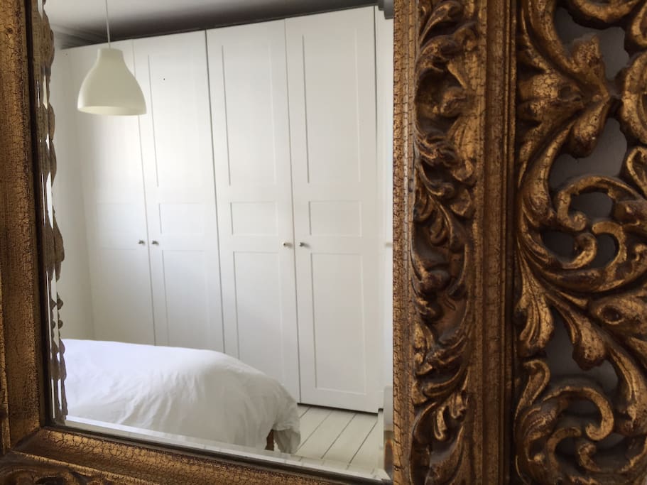 large wardrobe space