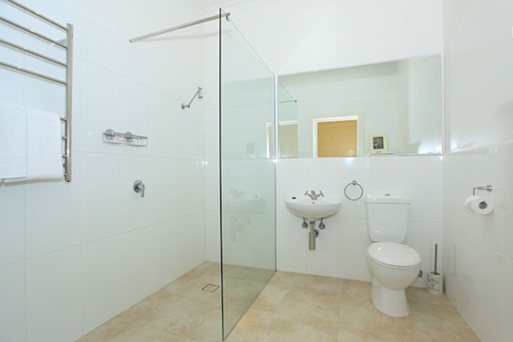 Private guest bathroom with easy accessibility.