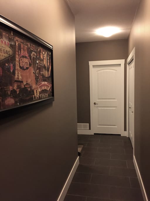 Main level entry way