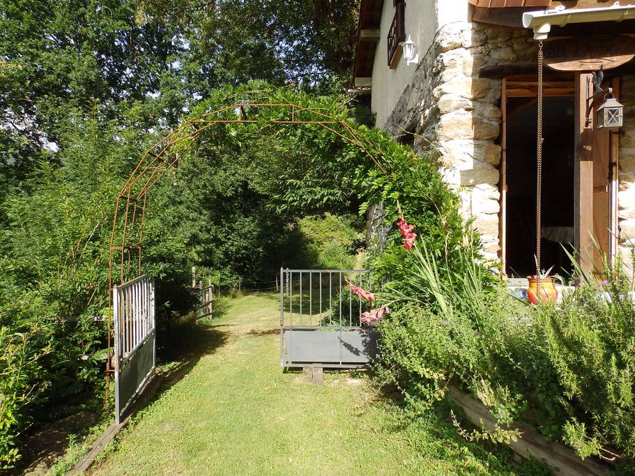 L'arrivée au gîte