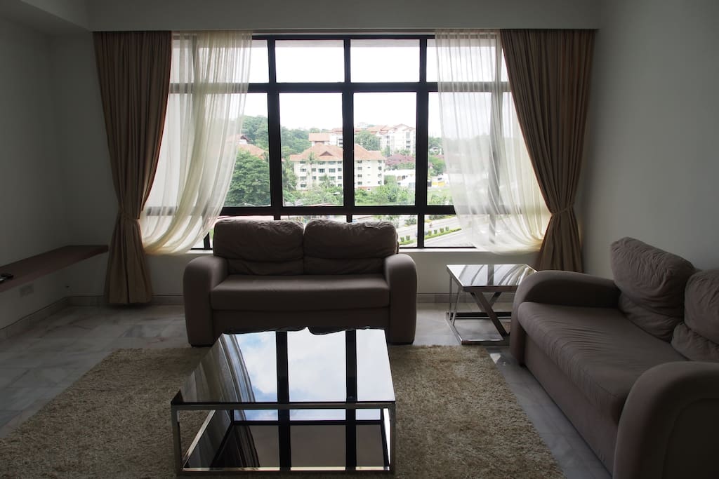 Living room with Kenny Hill view