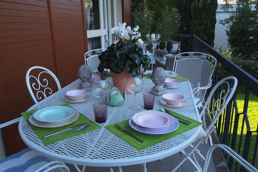 balcone attrezzato