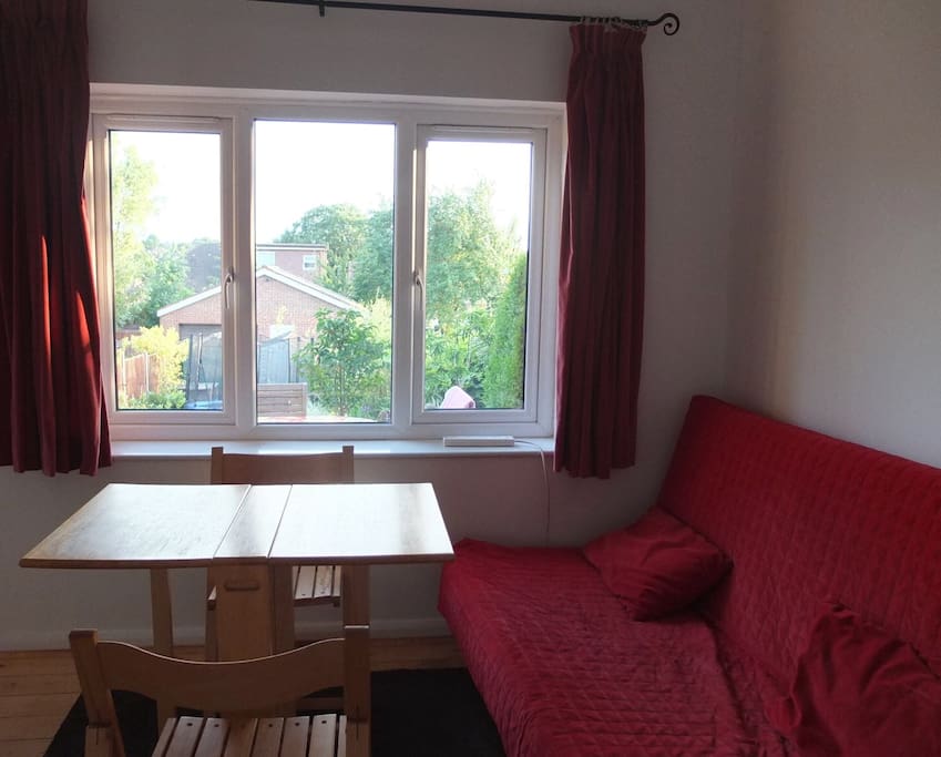 Looks out onto south facing garden (please let us know if you'd like access)